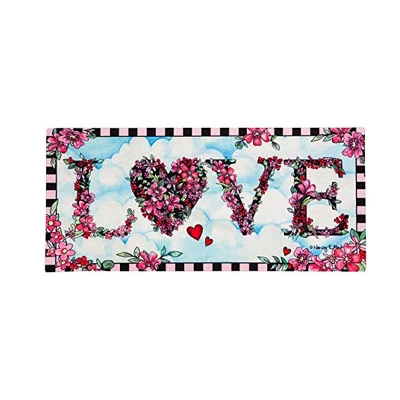 Evergreen Indoor Outdoor Doormat Bundle Set Of 5 - Frame And 4 Holiday Seasonal Inserts Valentine's Love Easter Tulips 4th Of July And St. Patricks 2 Evergreen Indoor Outdoor Doormat Bundle Set Of 5 - Frame And 4 Holiday Seasonal Inserts Valentine's Love Easter Tulips 4th Of July And St. Patricks - Image 2