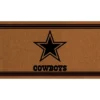 Evergreen Dallas Cowboys Logo Turf Mat, Brown- 28 X 16 Inches Indoor Outdoor Doormat