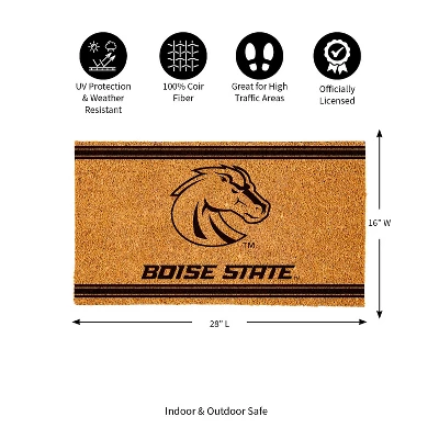 Evergreen Boise State University Logo Turf Mat, Brown- 28 X 16 Inches Indoor Outdoor Doormat 2 Evergreen Boise State University Logo Turf Mat, Brown- 28 X 16 Inches Indoor Outdoor Doormat - Image 2