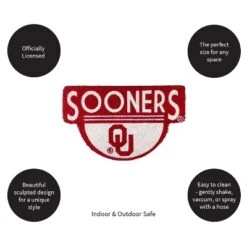 Evergreen University Of Oklahoma Indoor Outdoor Natural Shaped Coir Doormat 1'6"x2'4" Multicolored 5 Evergreen University Of Oklahoma Indoor Outdoor Natural Shaped Coir Doormat 1'6"x2'4" Multicolored -Optimal Home Decoration GUEST fd514a0f 6d7f 4a47 bc83 eaec0cfddc7e