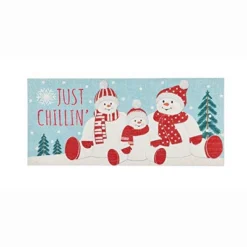 Evergreen Indoor Outdoor Doormat Bundle Set Of 5 - Frame And 4 Welcome Seasonal Inserts Pumpkins Blue Truck Welcome Snowmen -Optimal Home Decoration GUEST fd89649b a64e 45c4 ae1a 06baefce2e0d