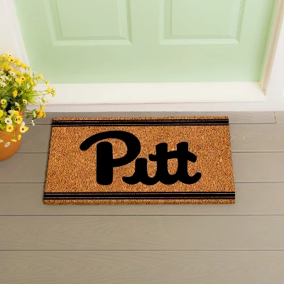 Evergreen University Of Pittsburgh Logo Turf Mat, Brown- 28 X 16 Inches Indoor Outdoor Doormat 4 Evergreen University Of Pittsburgh Logo Turf Mat, Brown- 28 X 16 Inches Indoor Outdoor Doormat - Image 4
